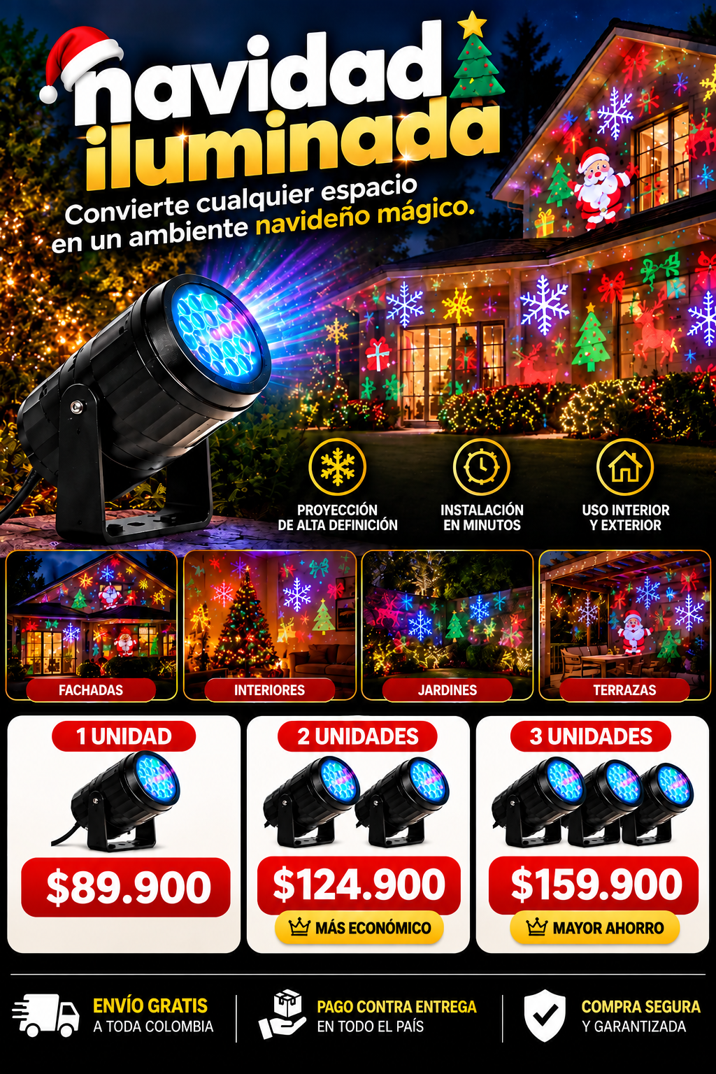 Proyector Mágico Navideño