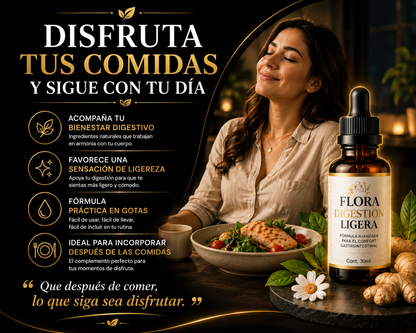 MEJORA TU DIGESTION FLORA Balance/30m/ Paga 1 Lleve 2 Natural en Gotas