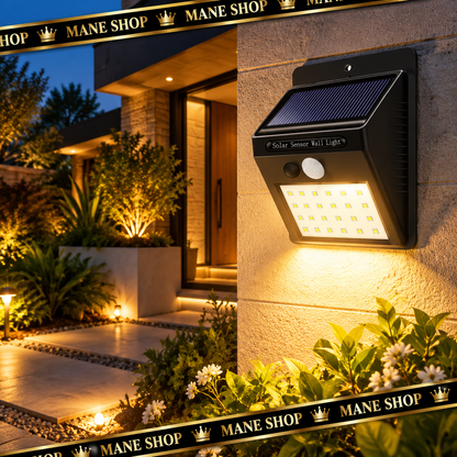 Lámpara 30 led solar con sensor