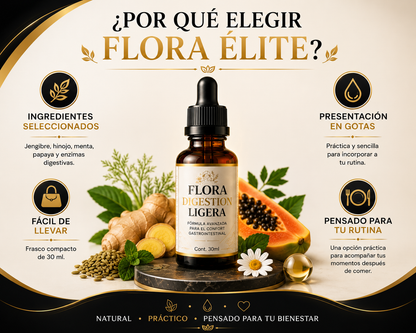 MEJORA TU DIGESTION FLORA Balance/30m/ Paga 1 Lleve 2 Natural en Gotas