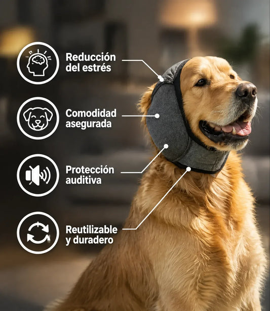 protector auditivo para perros
